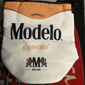 Vintage Modelo Insulated Cooler Bag Soft w/ Zipper Strap